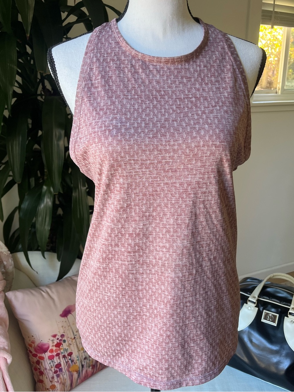 PATAGONIA Tank Top Women Small Mauve Racerback Ridge‎ Flow